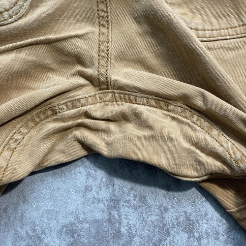 20s ブラウン ダブルニー カーハート Carhartt 30×32 詳細写真17
