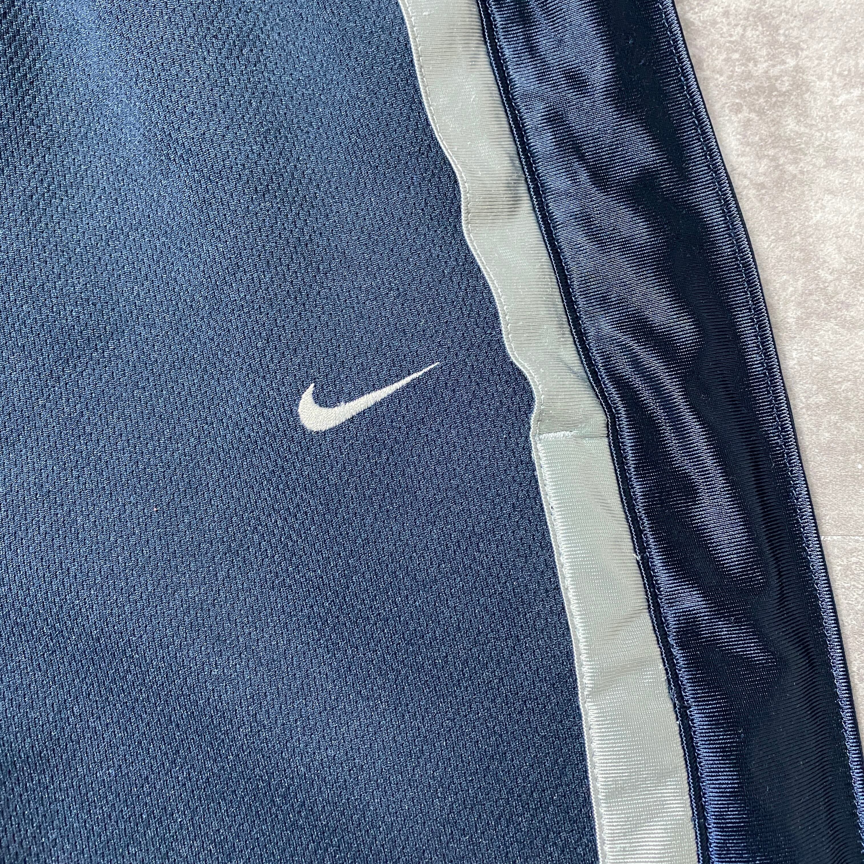 00's NIKE ナイキ スウォッシュ 刺繍ロゴ サイドライン サイドジップ