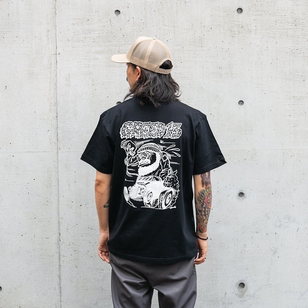 GREED13 MONSTER T-shirt BLACK | DOG HOUSE GARAGE GREED13 MONSTER T-shirt BLACK | DOG HOUSE GARAGE