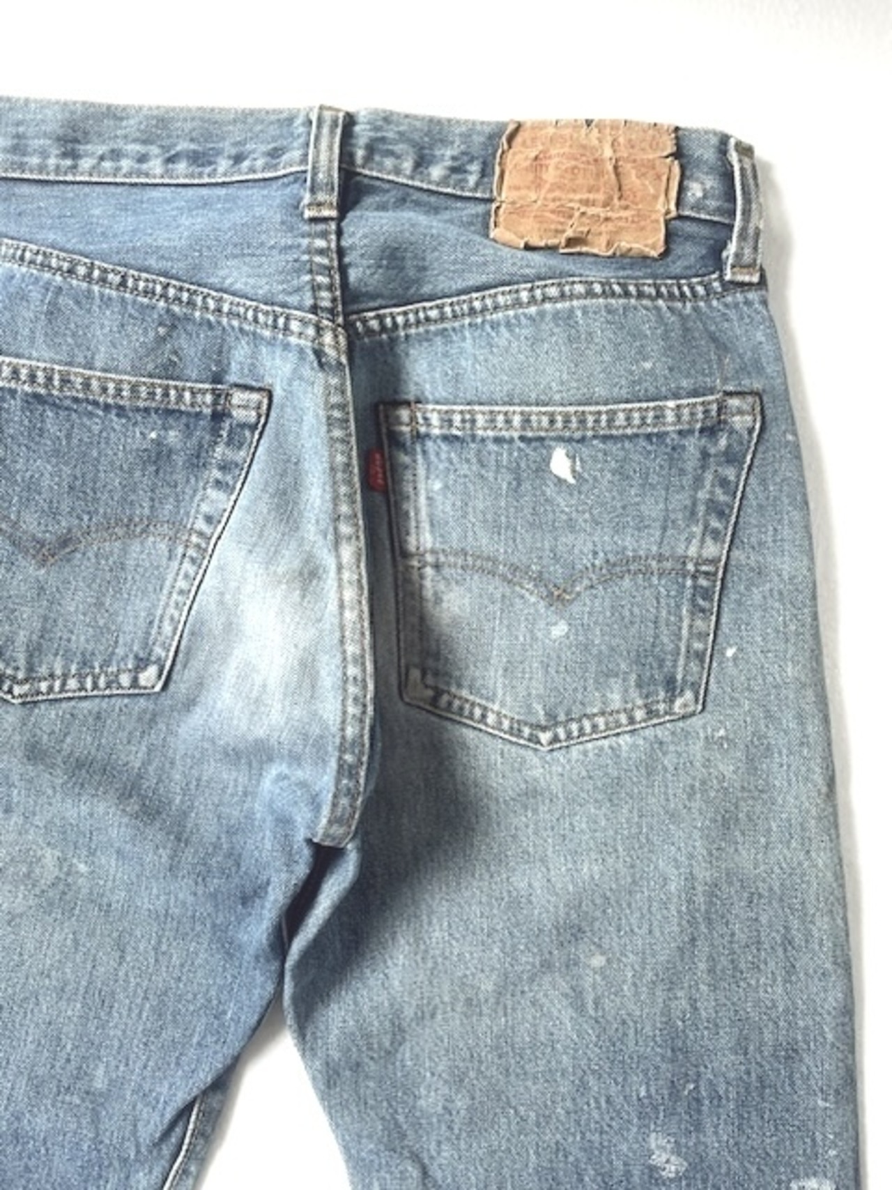 M-110  リーバイス Levis501古着 1978年66後期赤耳 米国製刻6　W 72cm  股下 79cm　