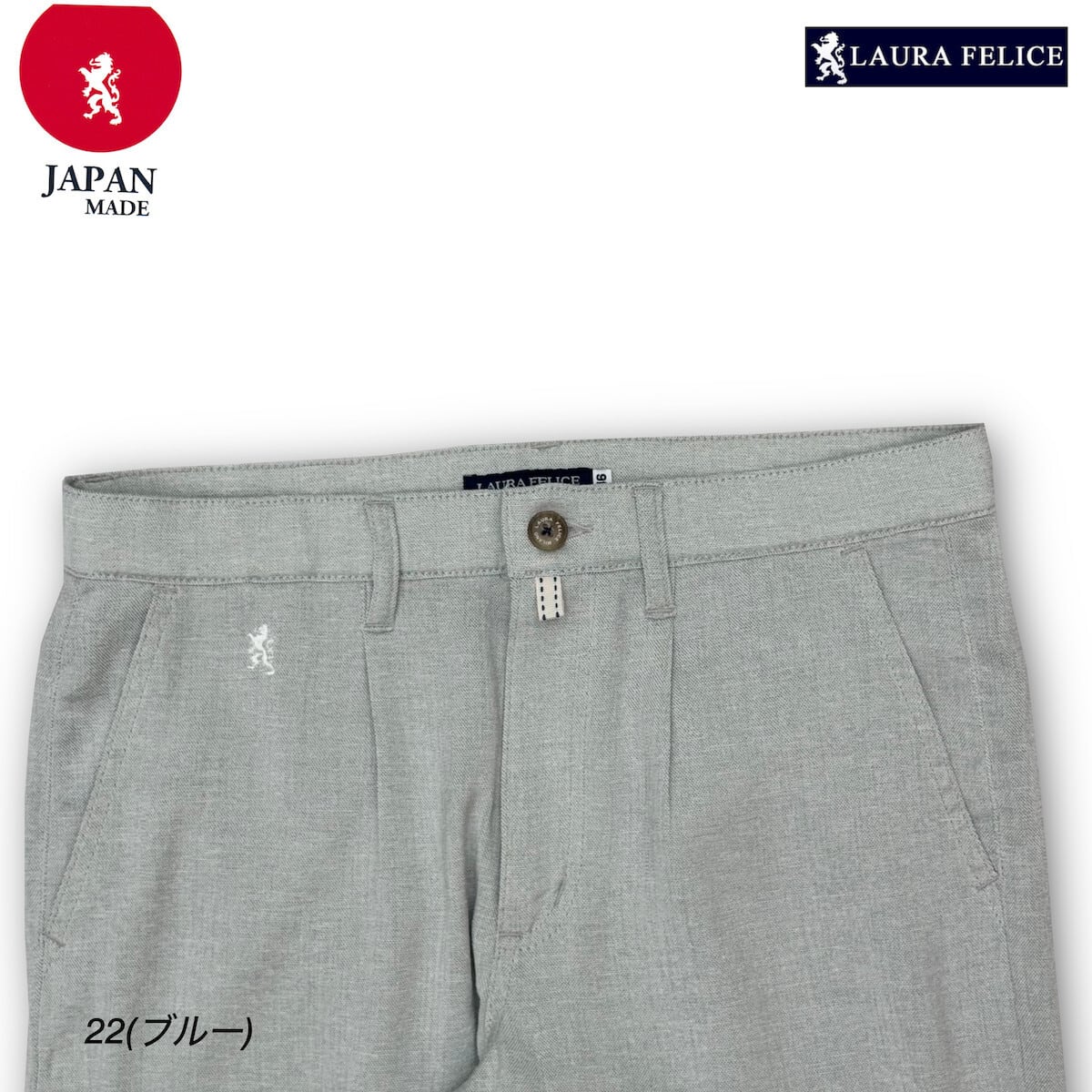 ラウラフェリーチェ LauraFelice スラックス ポリエステルパンツ