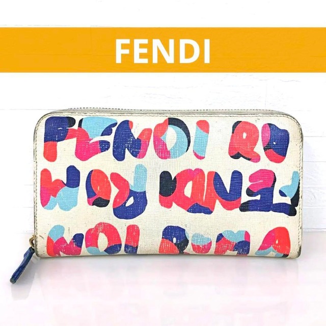 【SALE】FENDI 長財布 PVCレザー フェンディ ジッピーウォレット