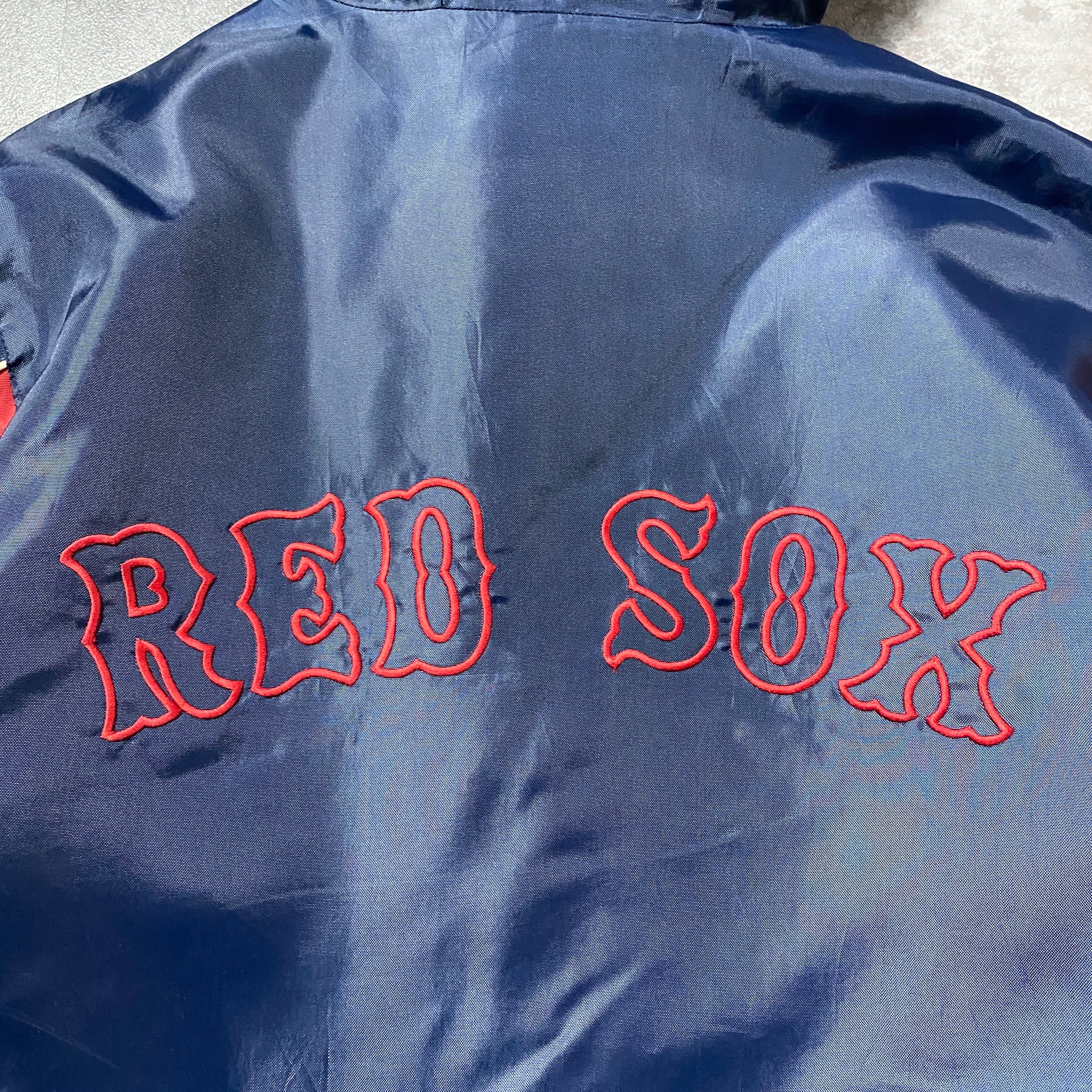 MLB RED SOX ボストンレッドソックス 刺繍ロゴ 中綿 ナイロン