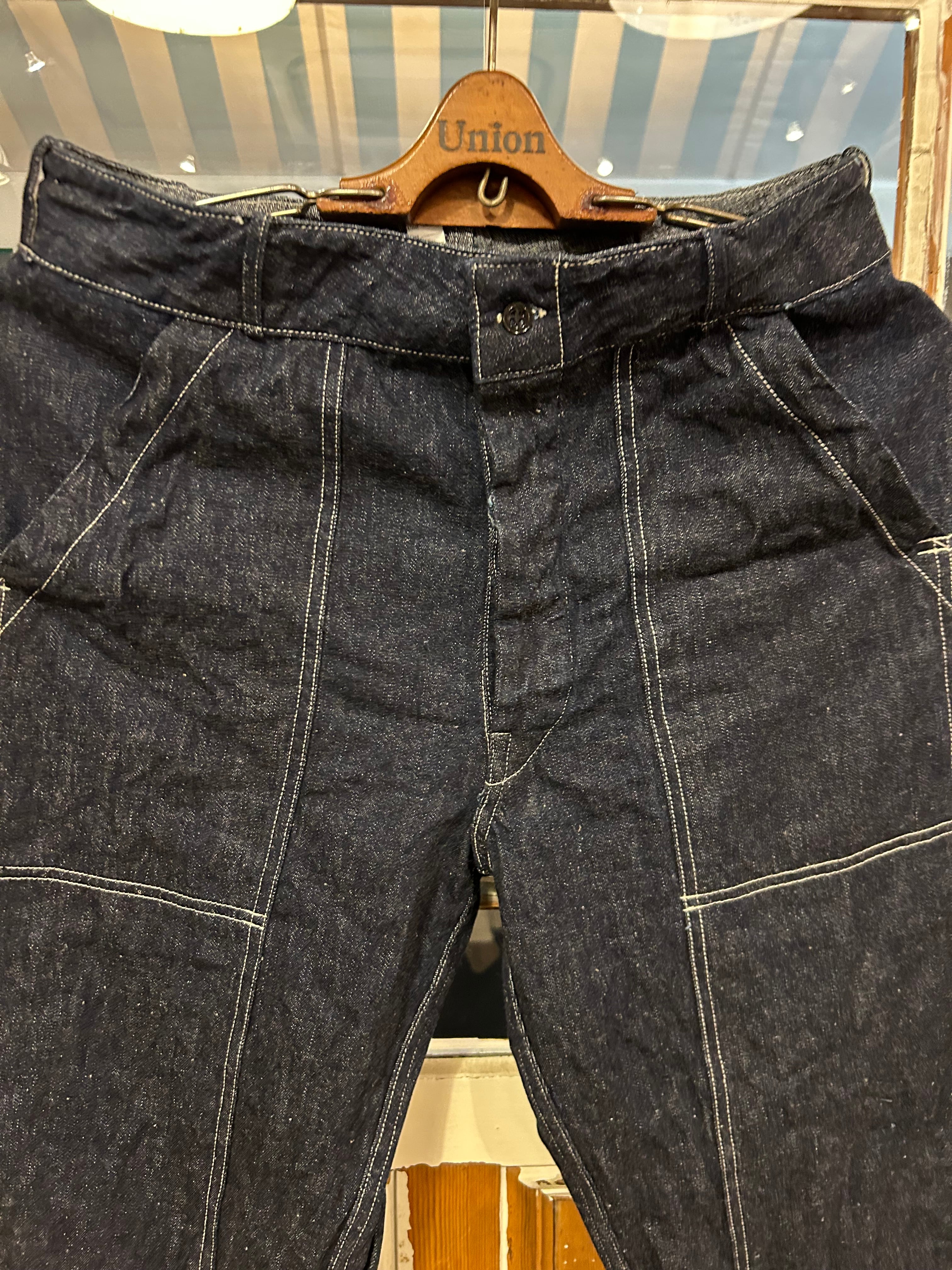 WAREHOUSE 1239 WPA DOUBLE KNEE DENIM TROUSERS | union online shop