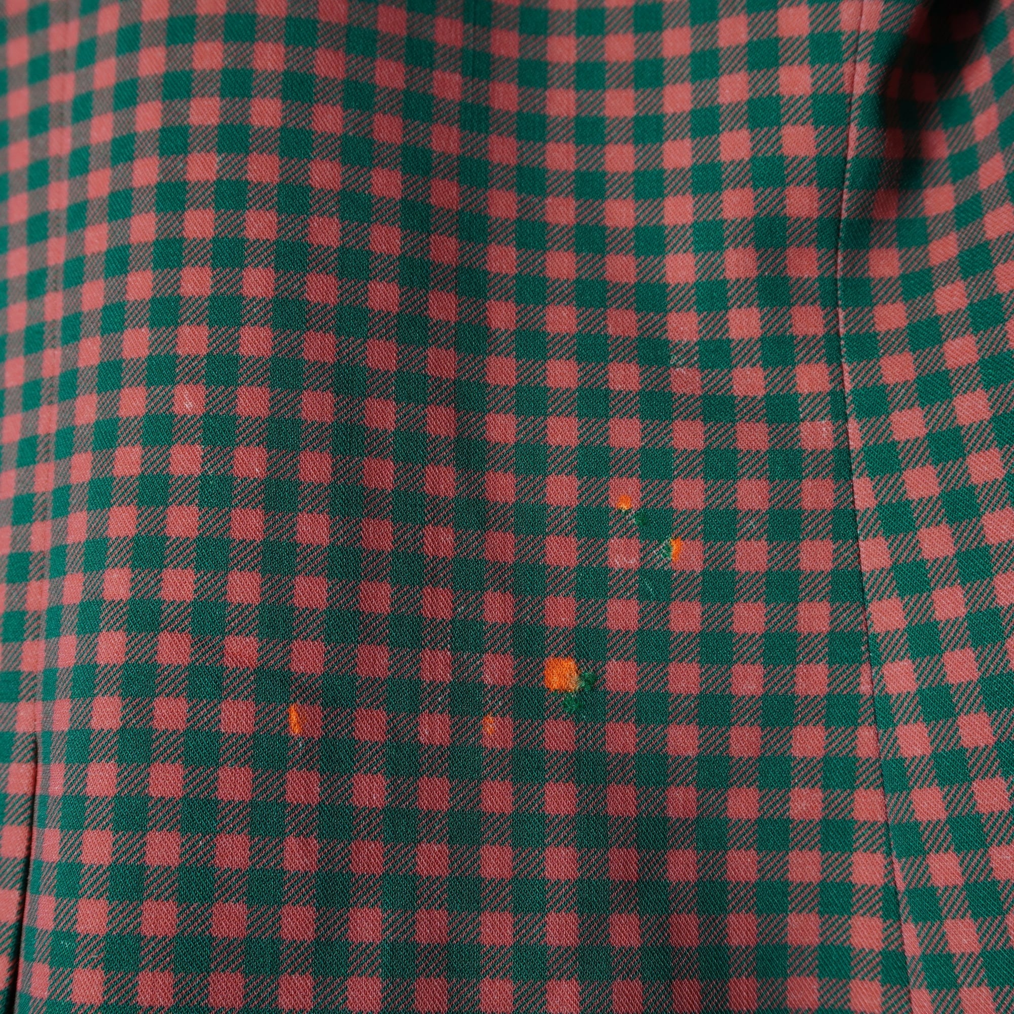 PRADA】プラダ ギンガムチェックテーラードジャケット green＆pink