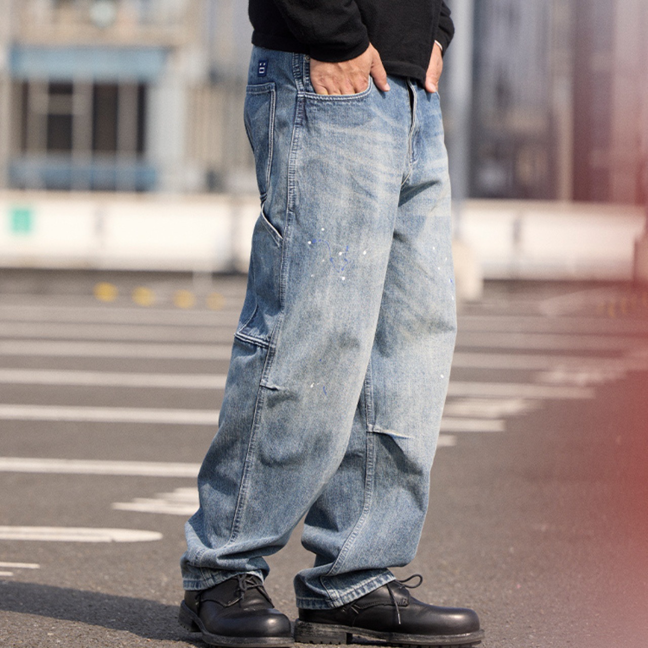 ペイントクラフト ワイドデニム N3481 - 1