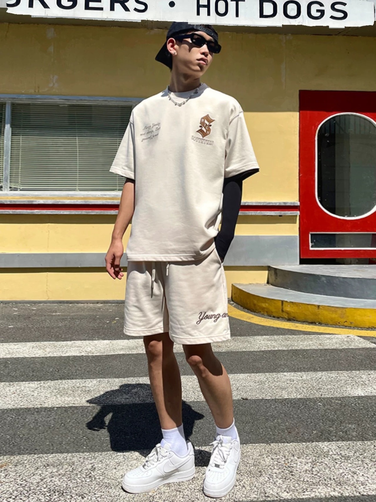 3COLOR/ SOUTH embroidery half setup - 13