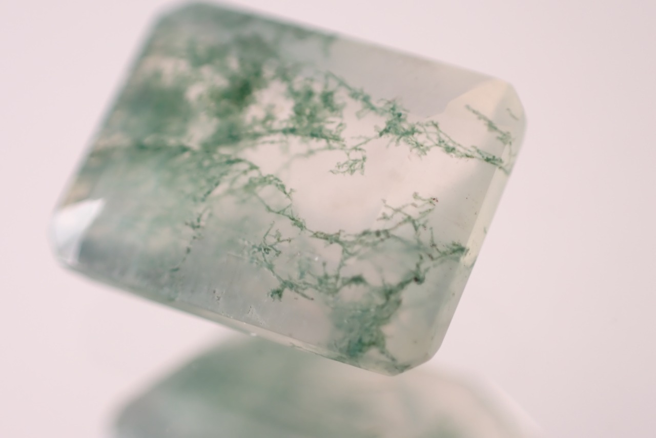 モスアゲート　1.44ct　[D11‐400]