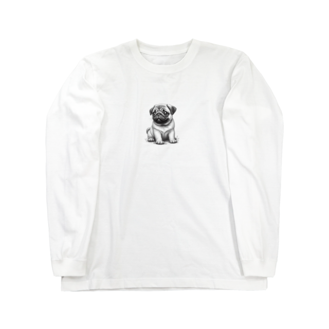 Cute pug long sleeve T-shirt 6 colors