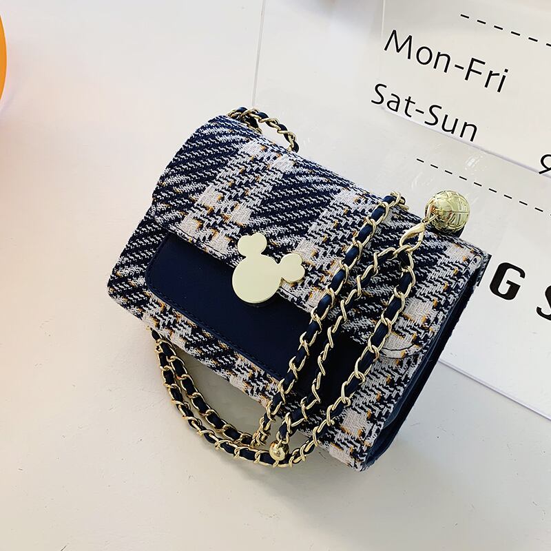 サマーチェーン 夏物 スクウェア メッセンジャーバッグ 手作りハンドバック19376814528