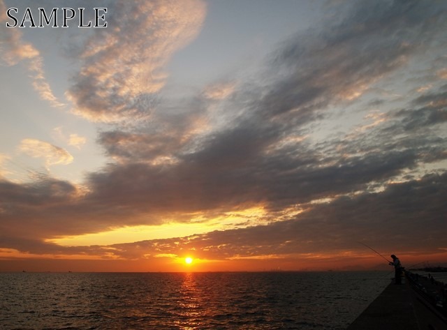 武庫川一文字　夕景　JPEG (2)