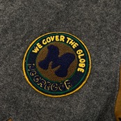 希少 レア McGREGOR マクレガー ビンテージ ダック地 切替 スタジャン ジャケット サイズ M /レタードワッペン