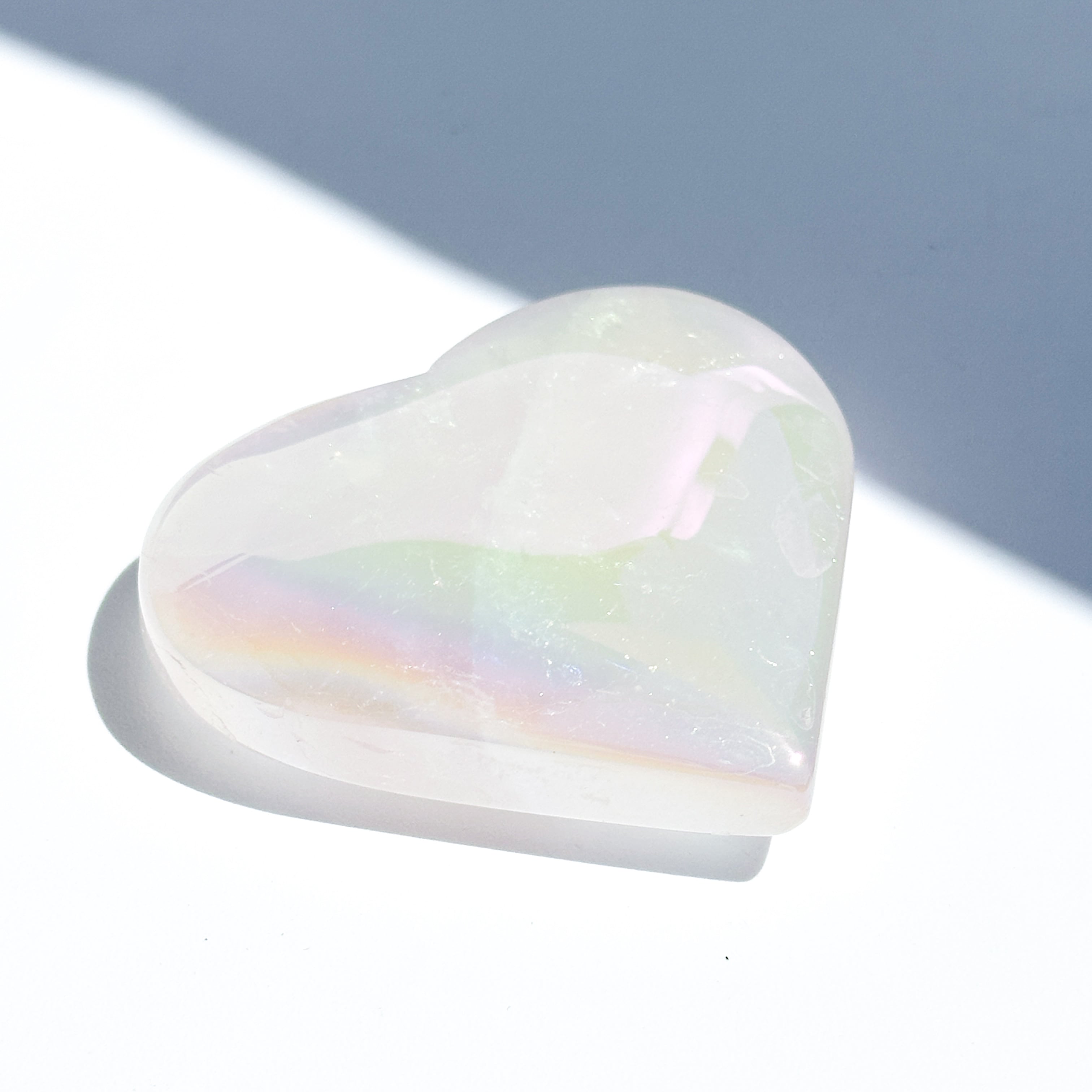 ♡エンジェルオーラローズクォーツ ハート84♡ Angel Aura Rose Quartz