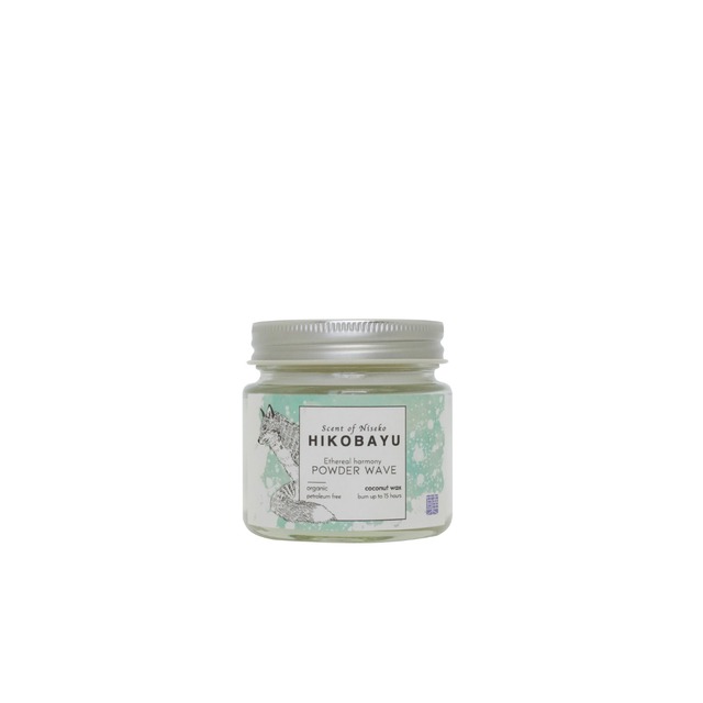 POWDER WAVES トドマツオーガニックキャンドル　 ETHEREAL HARMONY  CANDLE  15 hour