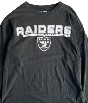 Used long sleeve T-shirt -RAIDERS-