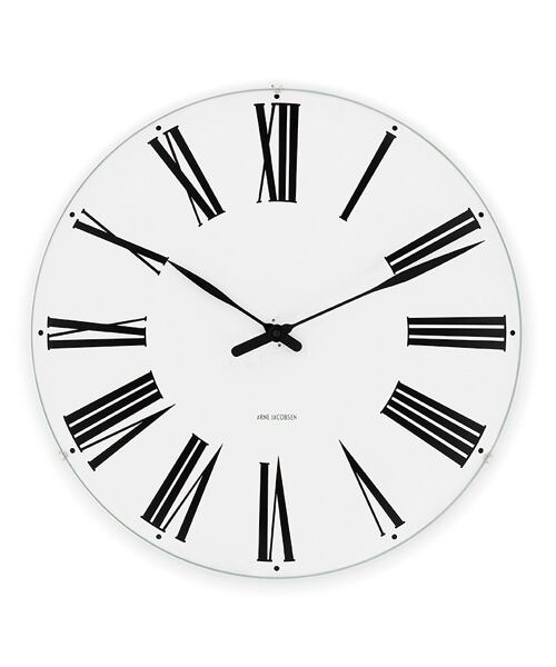 【ARNE JACOBSEN】 WALL CLOCK ROMAN 210mm 43632