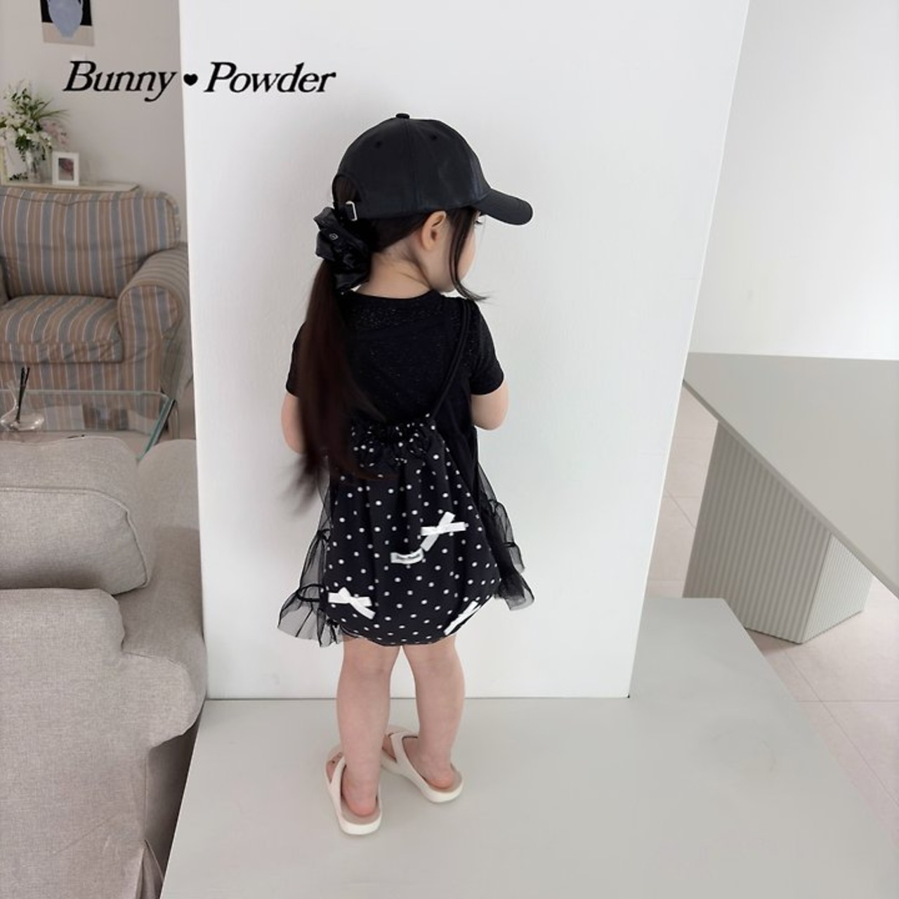 [Bunny Powder] Planning) Ribbon Dot Bag / [버니파우더] 기획)리본도트백