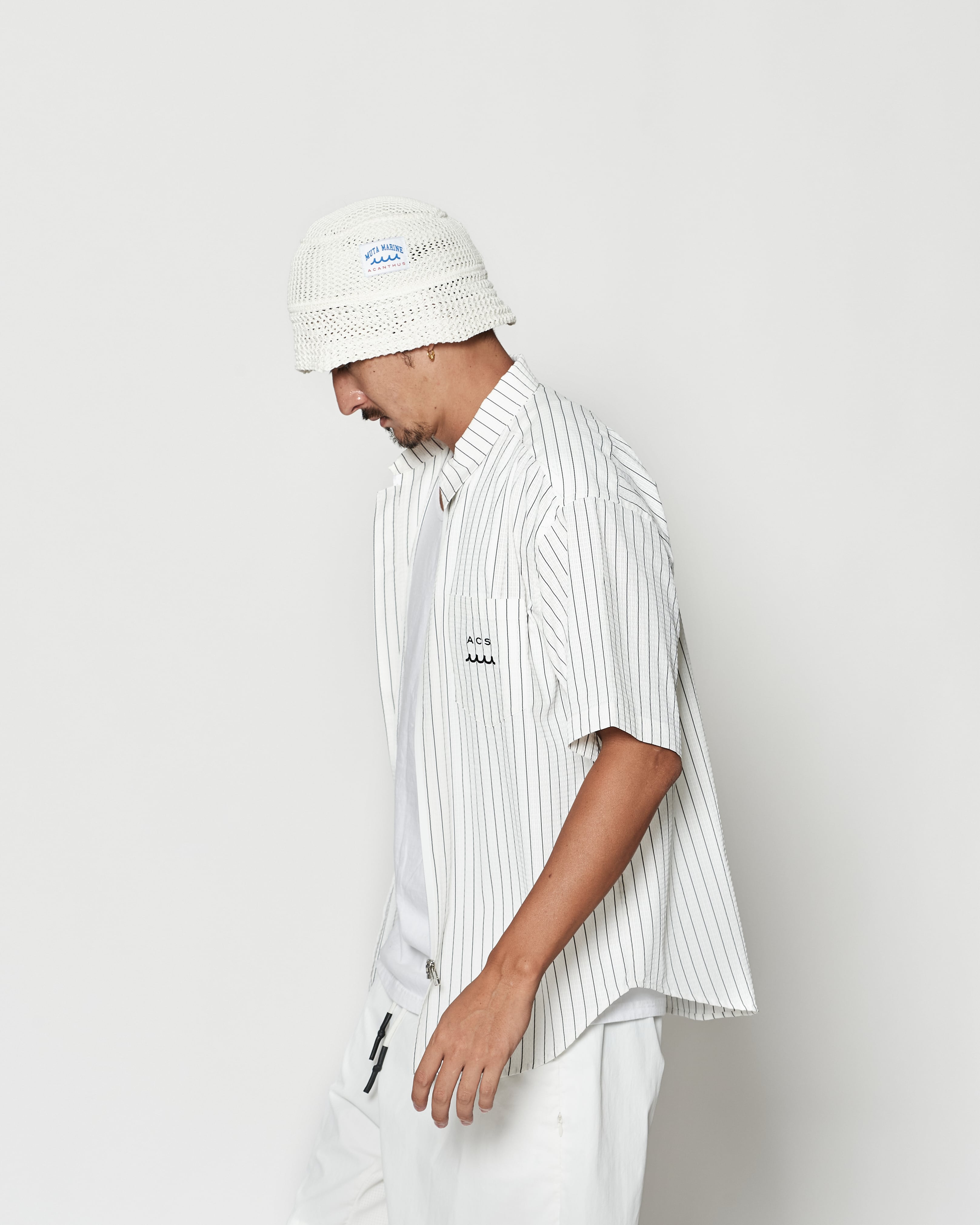 muta MARINE × ACANTHUS ジップアップ 半袖シャツ | ACANTHUS ONLINE STORE