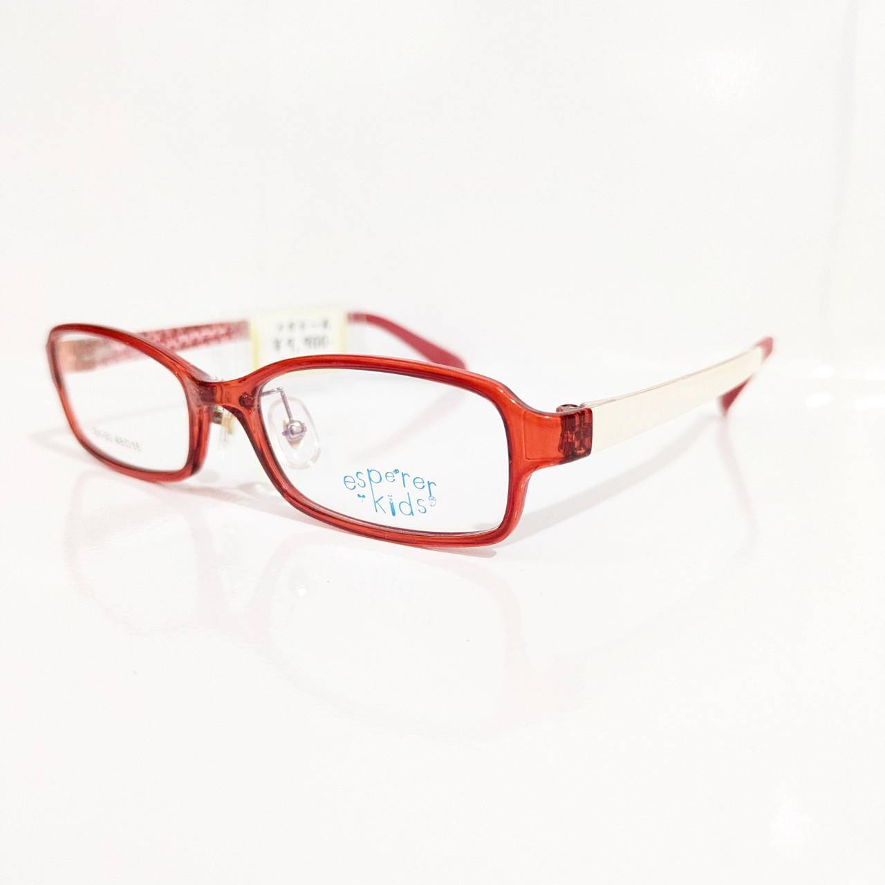 【espererkids】スクエアセルフレーム レッド