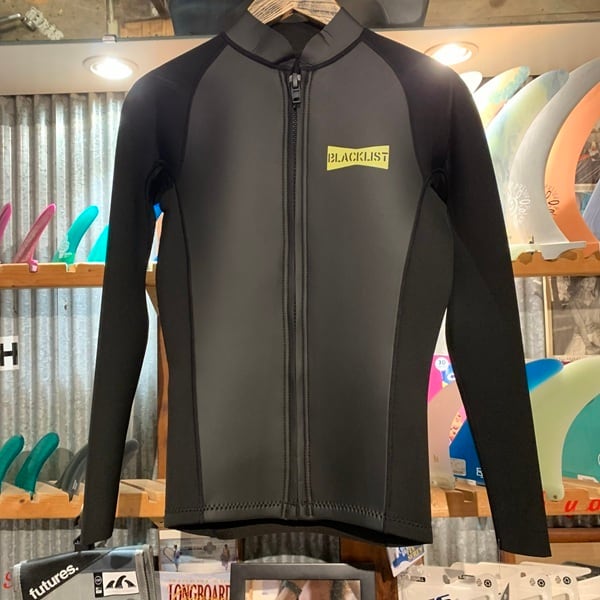 BLACKLIST WETSUITS 2㎜ ZIP JACKET LONGSLEEVE ブラックリスト