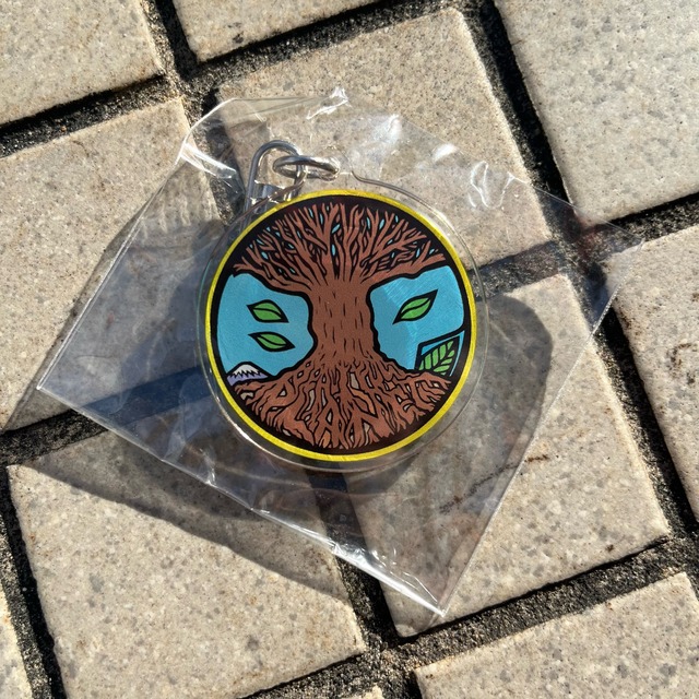 BEAUTIFUL PLANET / Key Chain Aclylice Key Ring / Design 7