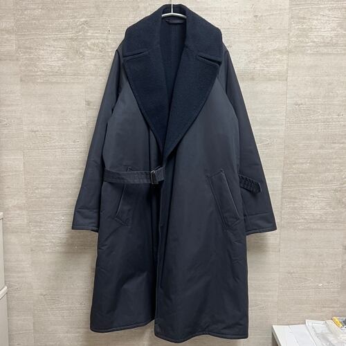 美品 希少  タグ付 サイズ2 COMOLI タイロッケンコート 16aw  黒