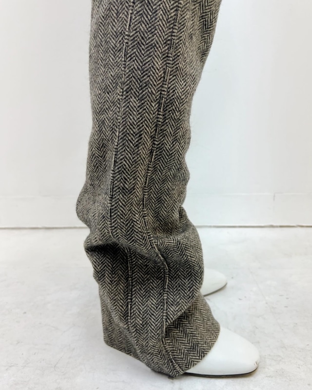 MARNI herringbone wool pants