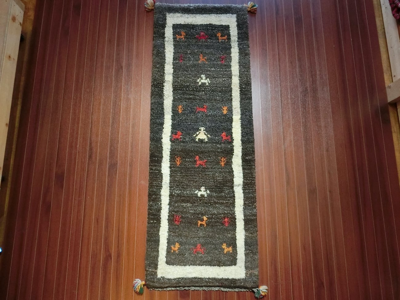 ペルシャ産 手織りギャッベ【ロングサイズ】LA35 | Heris Carpet