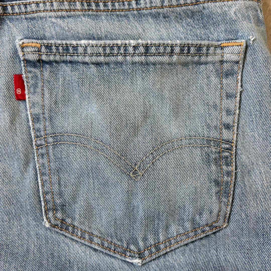 リーバイス569 Levis W32 ブルーデニム 青 古着 ヒゲ 21318 | fuufu