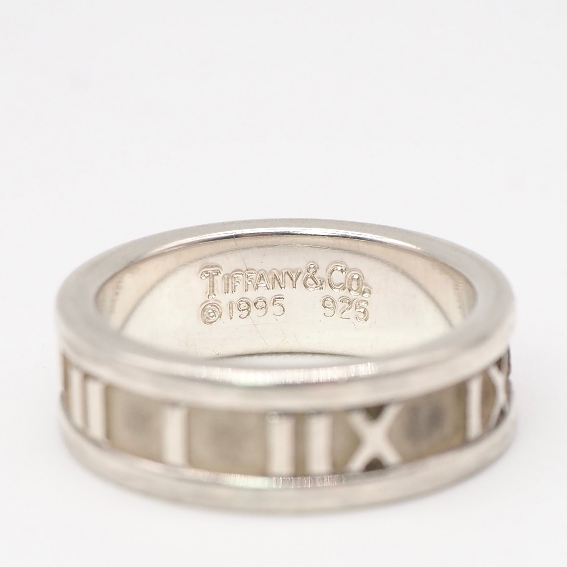 Tiffany&Co. 約11号 アトラス リング シルバー925 ティファニー