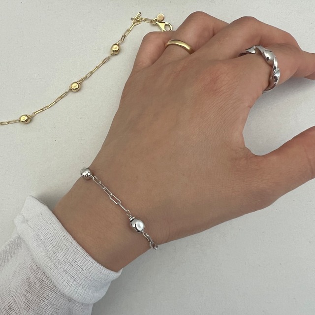 S925 saikoro bracelet (B42)