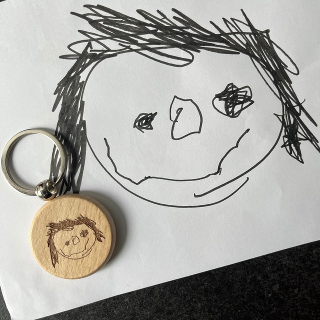 【おえかき刻印】Memory plate・Key holder