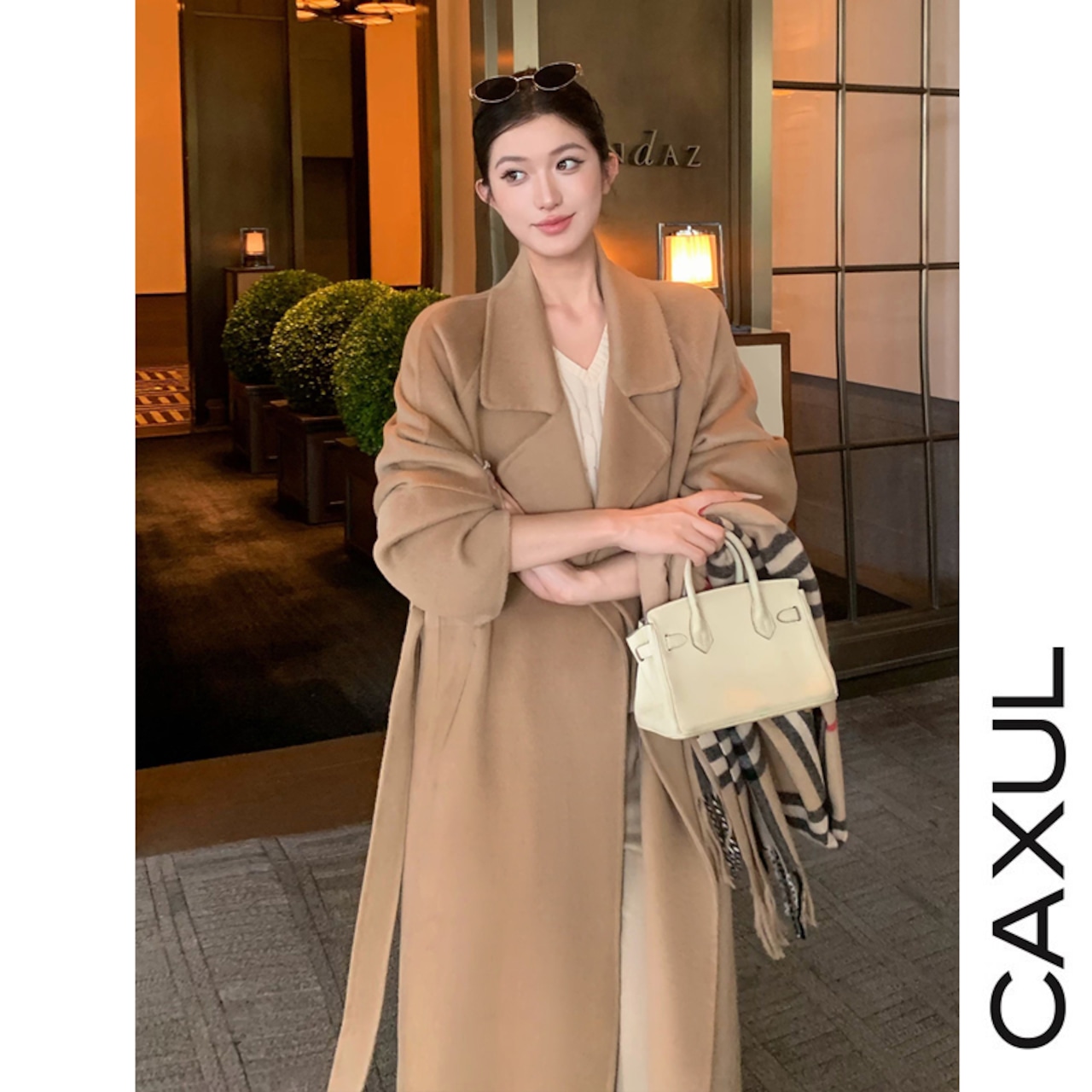 【予約】Lapel River Long Coat/2color(11月下旬頃発送)