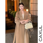 【予約】Lapel River Long Coat/2color(11月下旬頃発送)