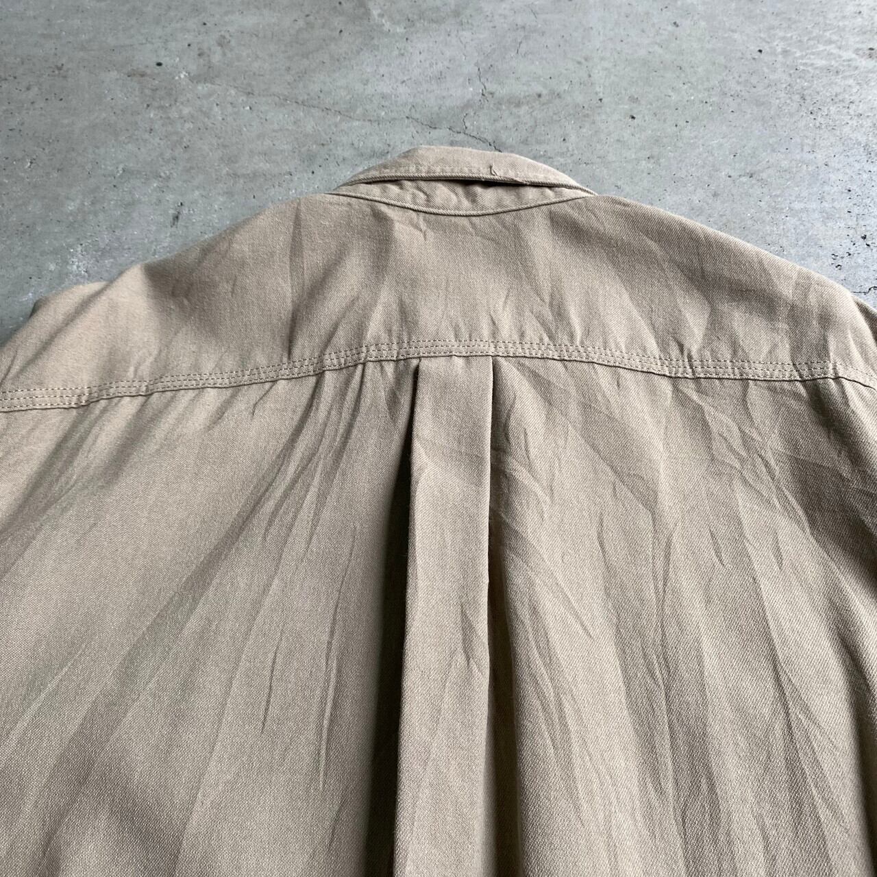 Carhartt カーハート FR 企業ロゴ刺繍 ボタンダウン 長袖 ワークシャツ