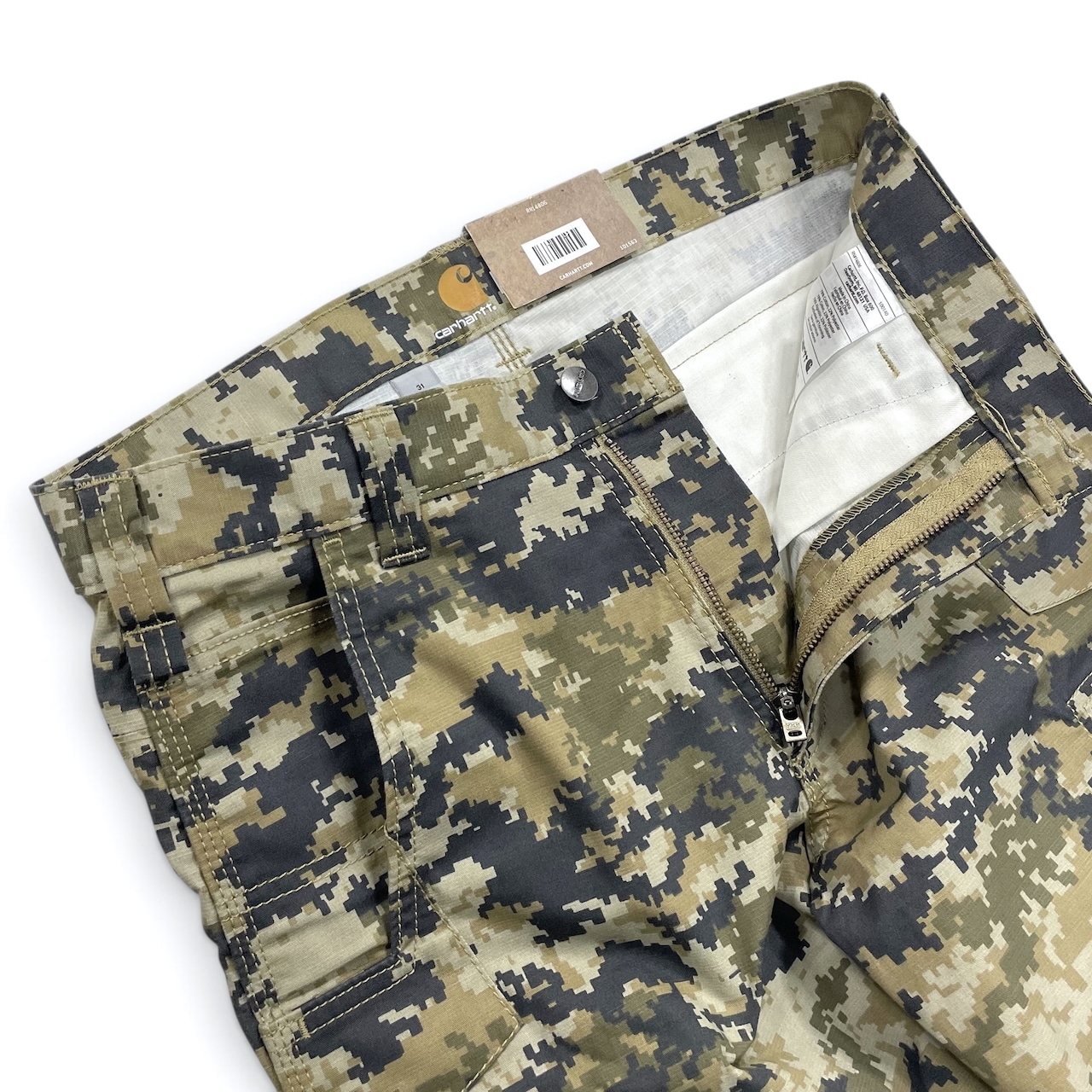 【新品】CARHARTT Mosby Work Cargo Short カーハート ワークショーツ カーゴショーツ ショートパンツ デジタルカモフラージュ 迷彩柄【SPT-CAHT-006】 - 4