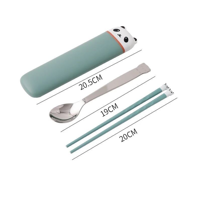 Panda cutlery set パンダカトラリーセット スプーン 箸 キッチン用品 食器 輸入雑貨販売