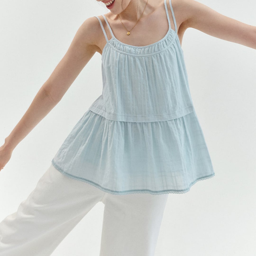 tiered camisole top