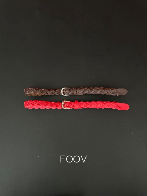 FOOV［取寄］guabegi belt 26autumn
