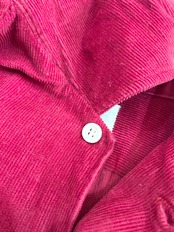70s ARROW CORDUROY OPEN COLLAR SHIRT Size M