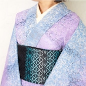 「月夜花風」ピーコック柄〜セオアルファ 浴衣・夏着物・単衣