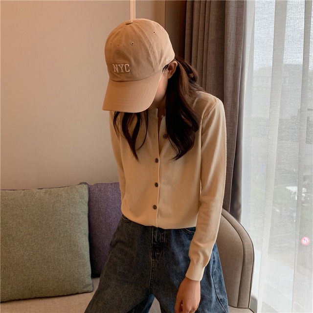 【MumuIns 】 新作彩りカーディガンニート　A0566