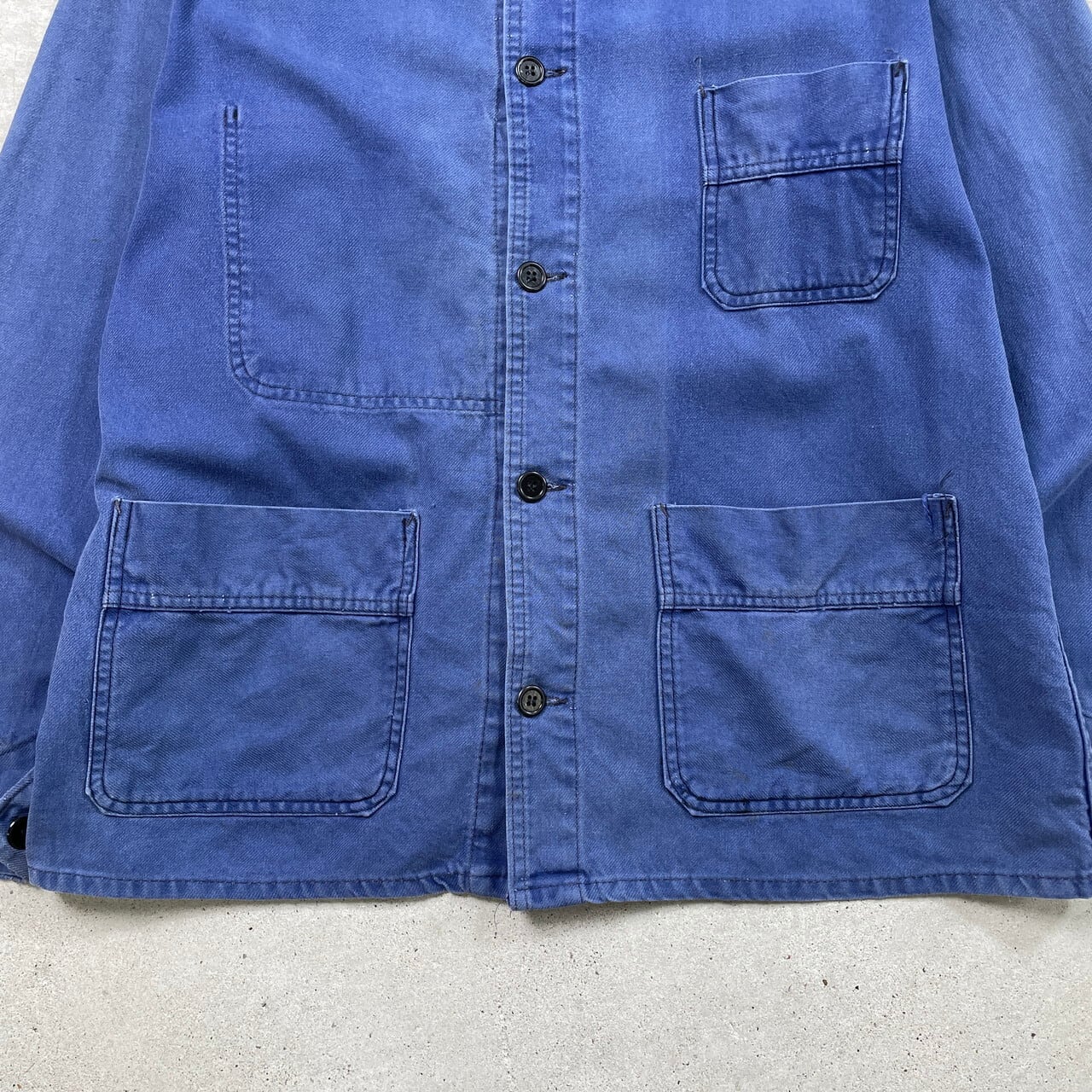 60〜70年代 UNKNOWN フレンチワークジャケット ユーロワーク 60〜70年代 UNKNOWN フレンチワークジャケット ユーロワーク
