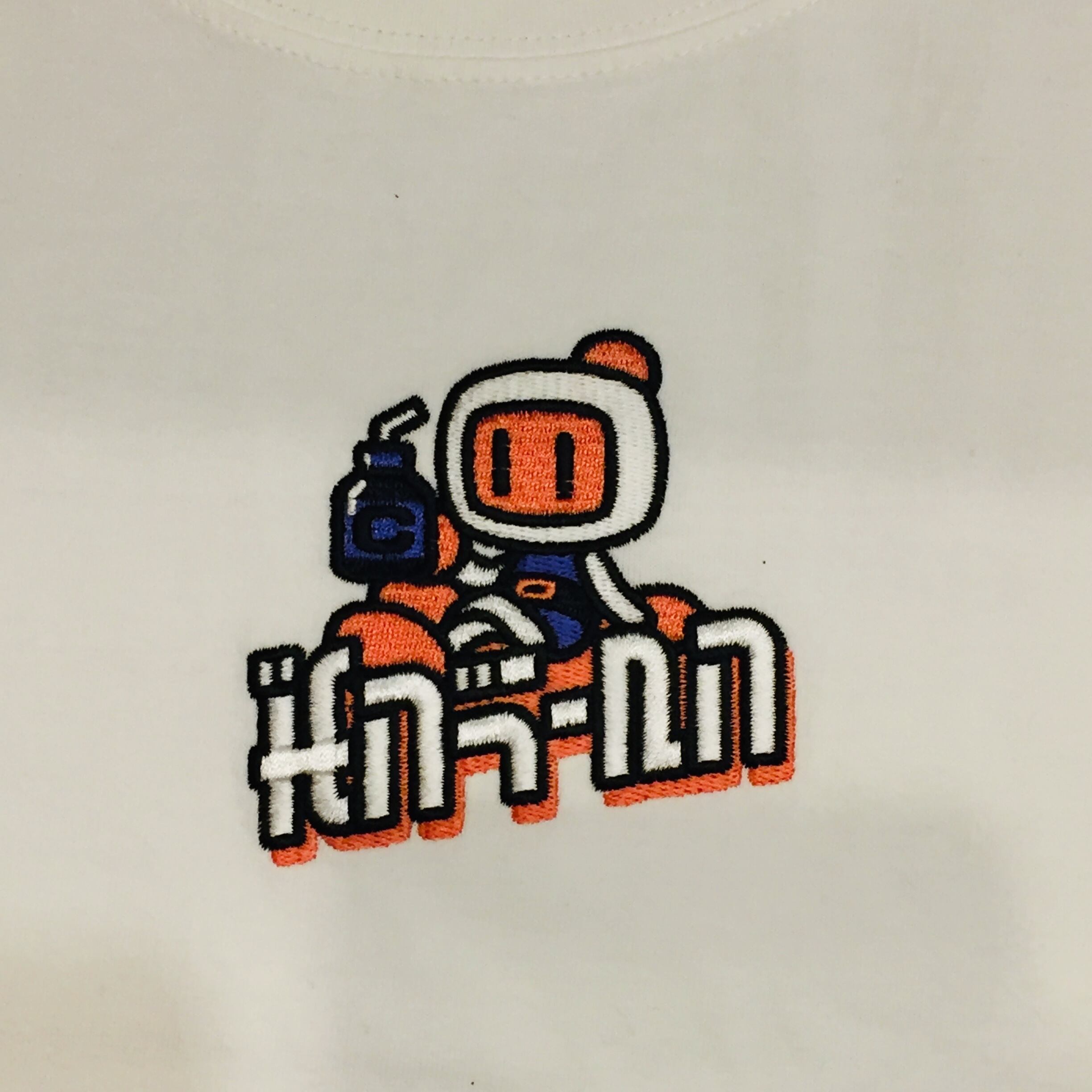 ボンバーマン 刺繍Tシャツ / VIDEO GAME TOKYO