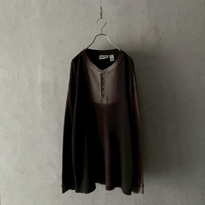 -KING SIZE- 00's san fade henry neck thermal