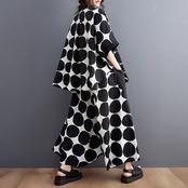 モノトーン ドット セットアップ  30114