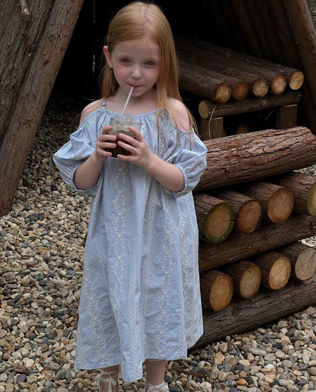 ドロップショルダーワンピース