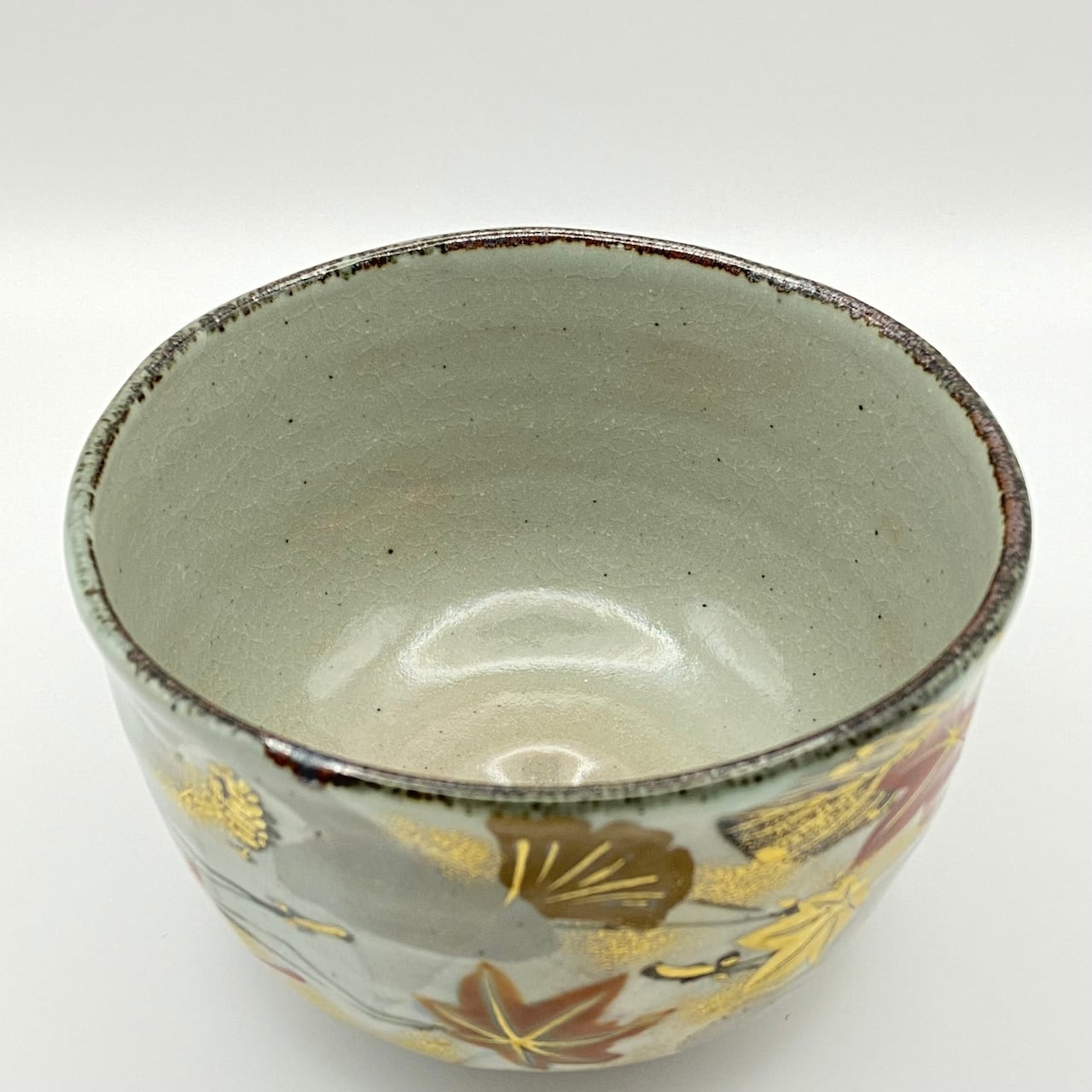 新品】茶碗 乾山写 吹寄 三徳窯 尚 共箱入 | 茶道具 錦玉堂