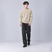 メランジ クルーネックニット R3015