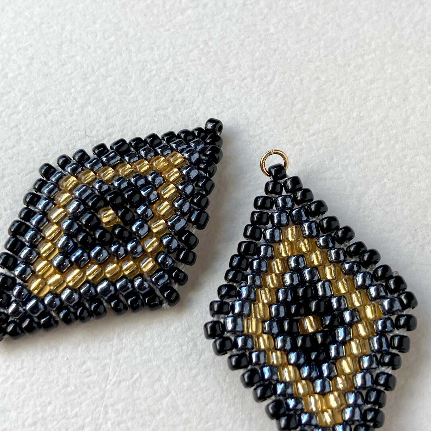 再入荷〉Duaオリジナル ひし形ビーズワークパーツ | Dua-アクセサリー